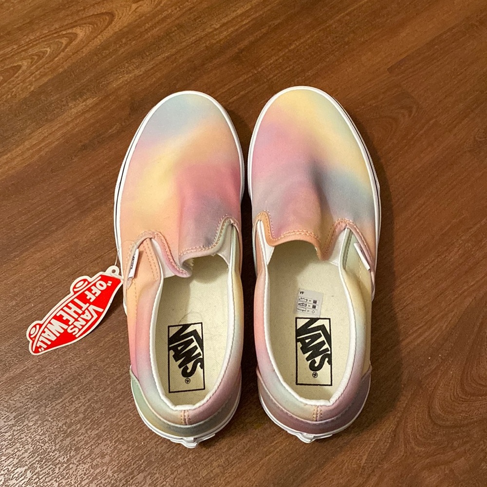 tie dye pastel vans